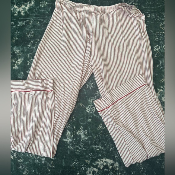 Eberjey Christmas Stripe pajamas-Gisele Printed TENCEL™ Modal Long PJ Set - Picture 8 of 9